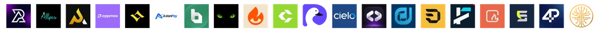 Gateways de pagamento integrados